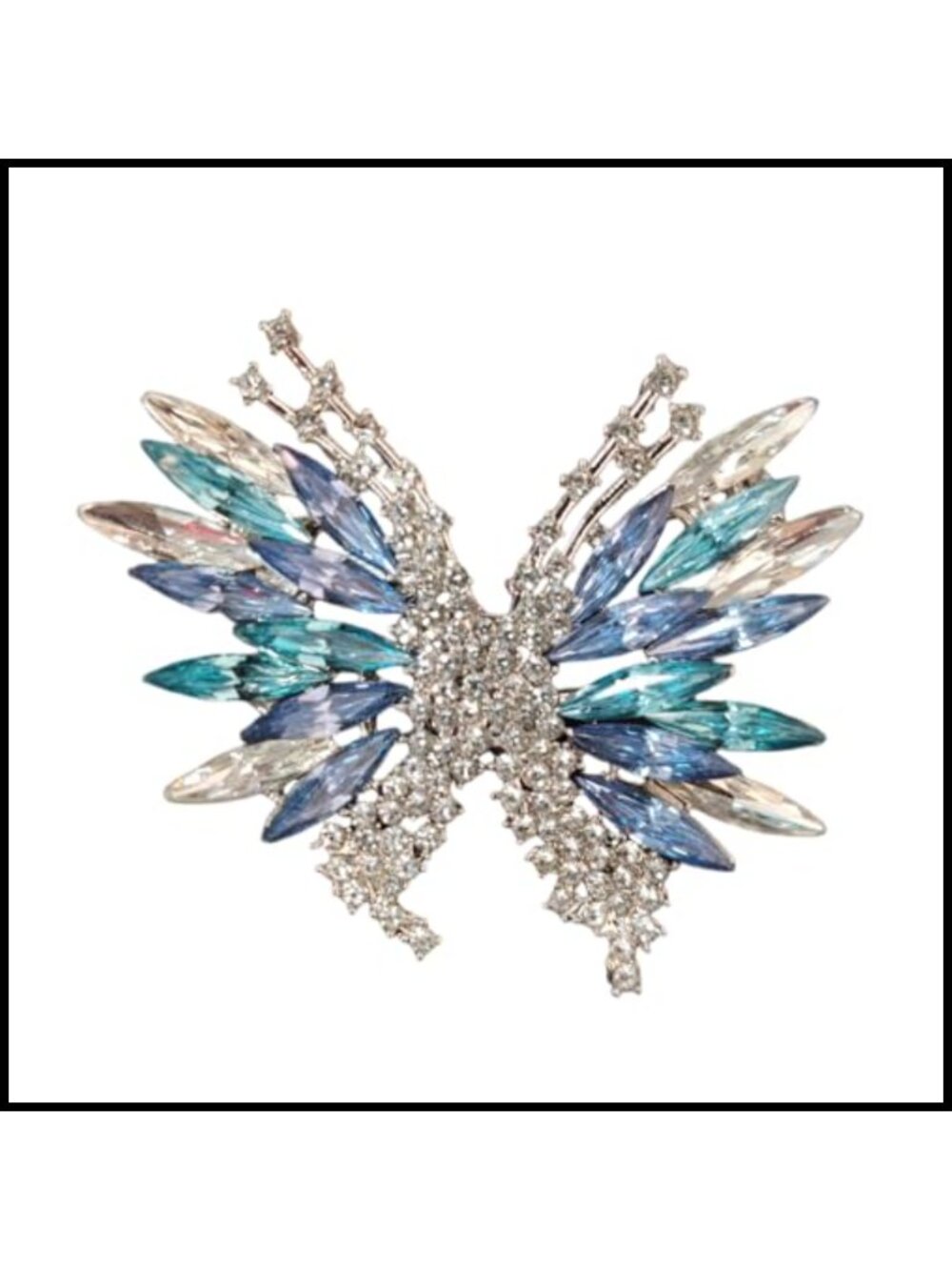 Gold Plated Crystal Peacock Swan Phoenix Bee Butterfly Brooch Pin for Women